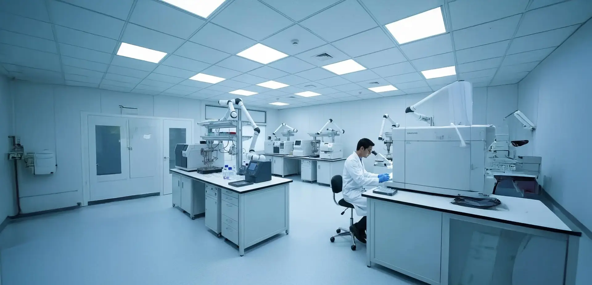Modern chemical laboratory equipment for precise material analysis